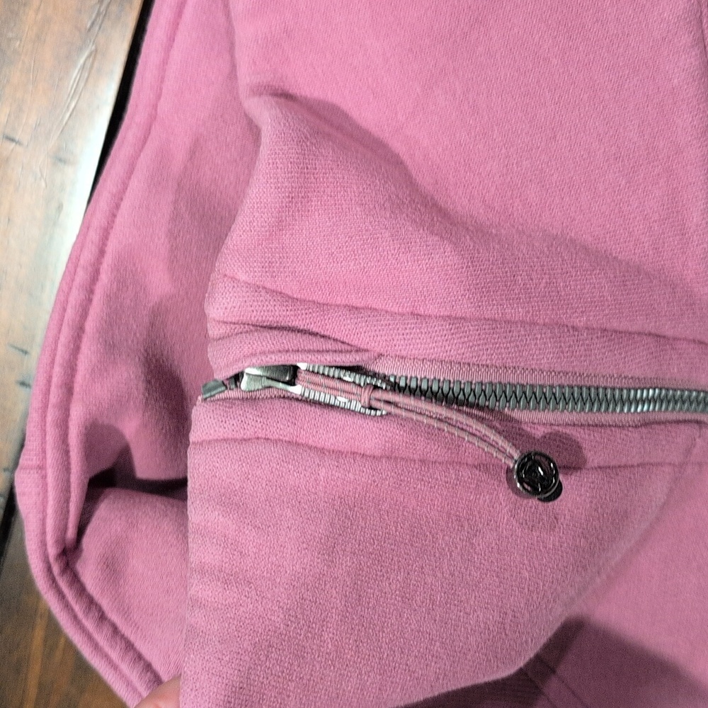 Lululemon Scuba Oversized Funnel Neck Half Zip Velvet Dust M/L - Picture 4 of 8